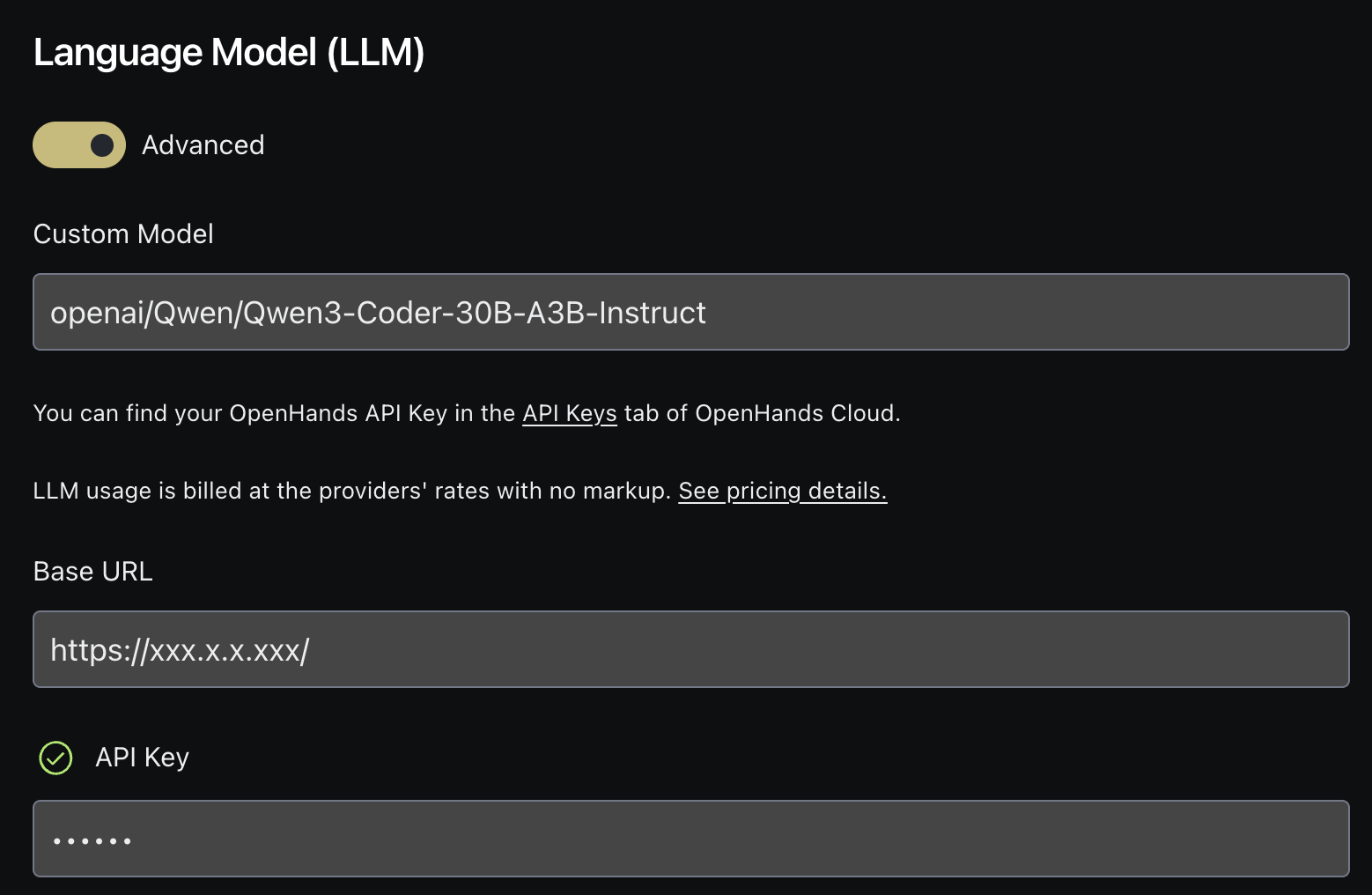 OpenHands Cloud Settings